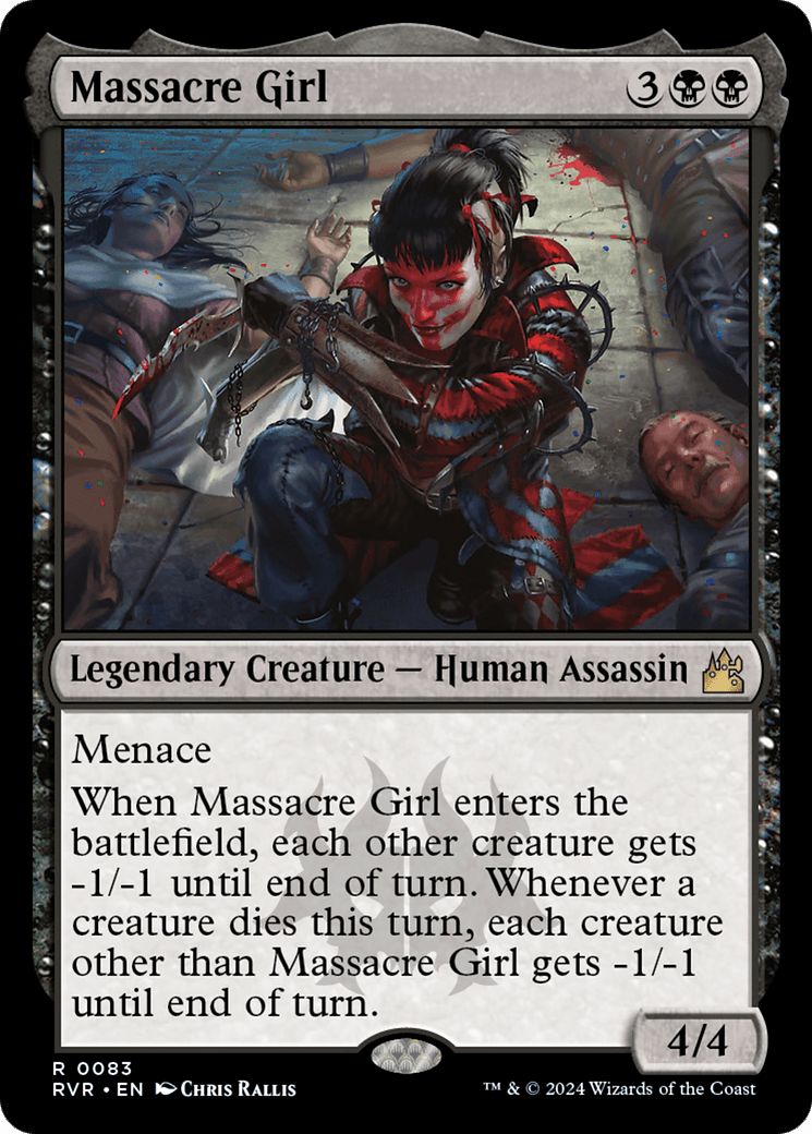 Massacre Girl [Ravnica Remastered] MTG Single Magic: The Gathering  | Multizone: Comics And Games