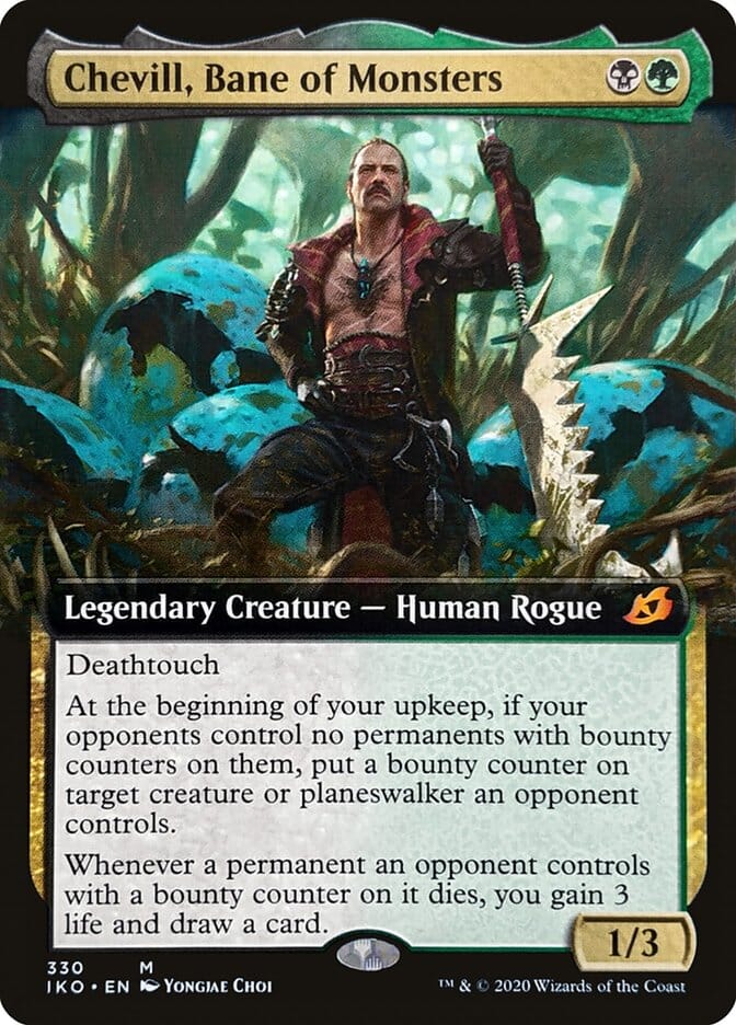 Chevill, Bane of Monsters (Extended Art) [Ikoria: Lair of Behemoths] MTG Single Magic: The Gathering  | Multizone: Comics And Games