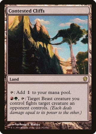 Contested Cliffs [Commander 2013] MTG Single Magic: The Gathering  | Multizone: Comics And Games