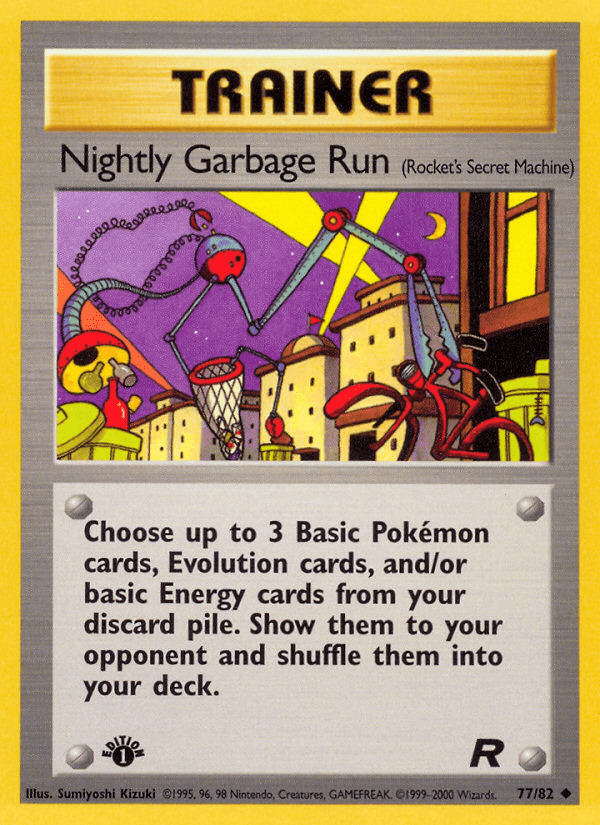 Nightly Garbage Run (77/82) [Team Rocket 1st Edition] Pokemon Single Pokémon  | Multizone: Comics And Games