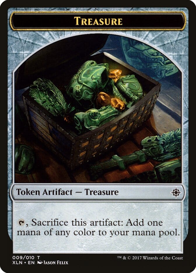 Treasure (009/010) [Ixalan Tokens] MTG Single Magic: The Gathering  | Multizone: Comics And Games