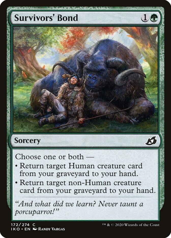 Survivors' Bond [Ikoria: Lair of Behemoths] MTG Single Magic: The Gathering  | Multizone: Comics And Games