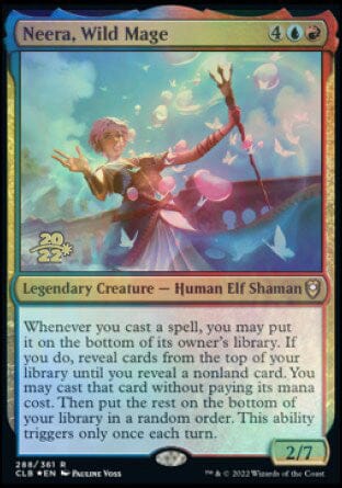 Neera, Wild Mage [Commander Legends: Battle for Baldur's Gate Prerelease Promos] MTG Single Magic: The Gathering  | Multizone: Comics And Games