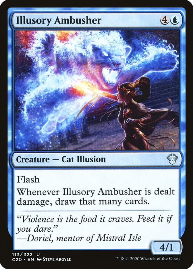 Illusory Ambusher [Commander 2020] MTG Single Magic: The Gathering  | Multizone: Comics And Games