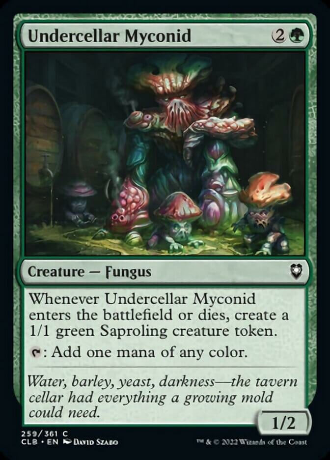 Undercellar Myconid [Commander Legends: Battle for Baldur's Gate] MTG Single Magic: The Gathering  | Multizone: Comics And Games