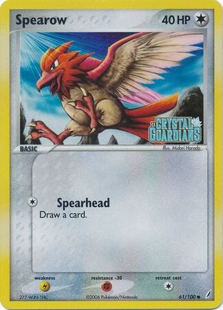 Spearow (61/100) (Stamped) [EX: Crystal Guardians] Pokemon Single Pokémon  | Multizone: Comics And Games