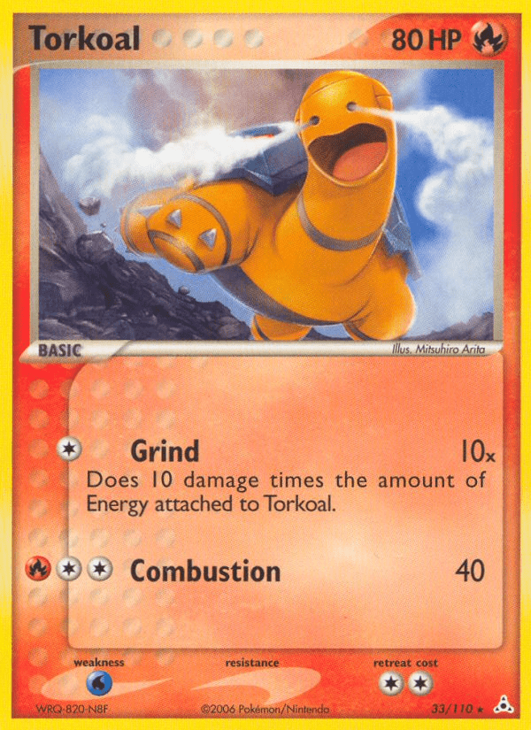Torkoal (33/110) [EX: Holon Phantoms] Pokemon Single Pokémon  | Multizone: Comics And Games