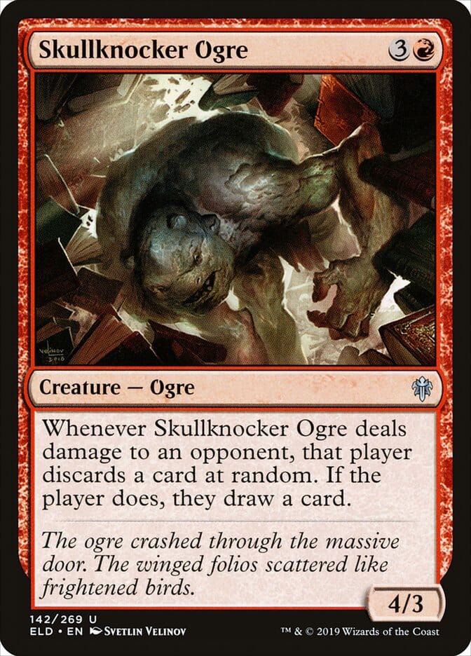 Skullknocker Ogre [Throne of Eldraine] MTG Single Magic: The Gathering  | Multizone: Comics And Games