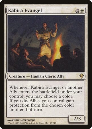 Kabira Evangel [Zendikar] MTG Single Magic: The Gathering  | Multizone: Comics And Games