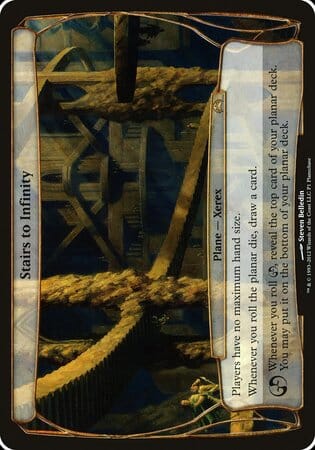 Stairs to Infinity (Release Event Promo) [Promotional Planes] MTG Single Magic: The Gathering  | Multizone: Comics And Games