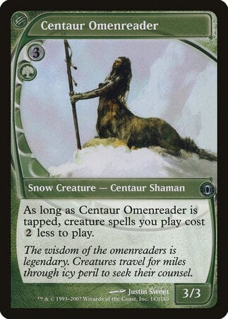 Centaur Omenreader [Future Sight] MTG Single Magic: The Gathering  | Multizone: Comics And Games