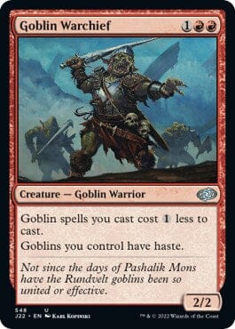 Goblin Warchief [Jumpstart 2022] MTG Single Magic: The Gathering  | Multizone: Comics And Games