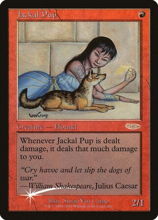Jackal Pup [Friday Night Magic 2001] MTG Single Magic: The Gathering  | Multizone: Comics And Games