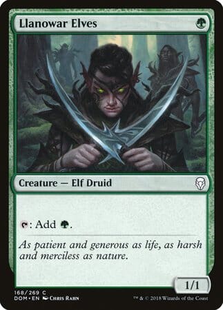 Llanowar Elves [Dominaria] MTG Single Magic: The Gathering  | Multizone: Comics And Games