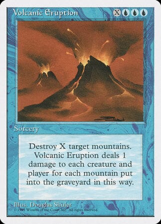 Volcanic Eruption [Fourth Edition] MTG Single Magic: The Gathering  | Multizone: Comics And Games