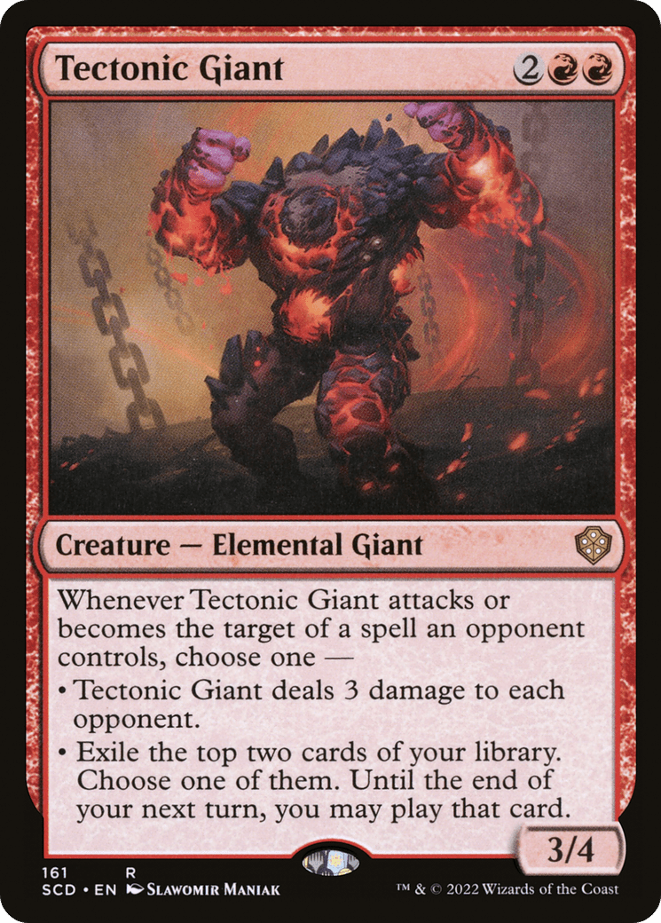 Tectonic Giant [Starter Commander Decks] MTG Single Magic: The Gathering  | Multizone: Comics And Games
