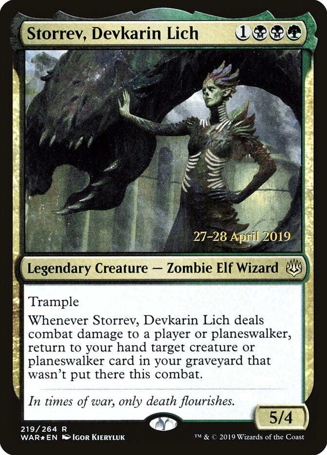 Storrev, Devkarin Lich [War of the Spark Prerelease Promos] MTG Single Magic: The Gathering  | Multizone: Comics And Games