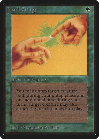 Instill Energy [Limited Edition Beta] MTG Single Magic: The Gathering  | Multizone: Comics And Games