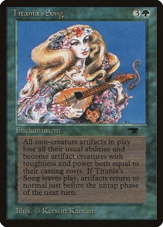 Titania's Song [Antiquities] MTG Single Magic: The Gathering  | Multizone: Comics And Games