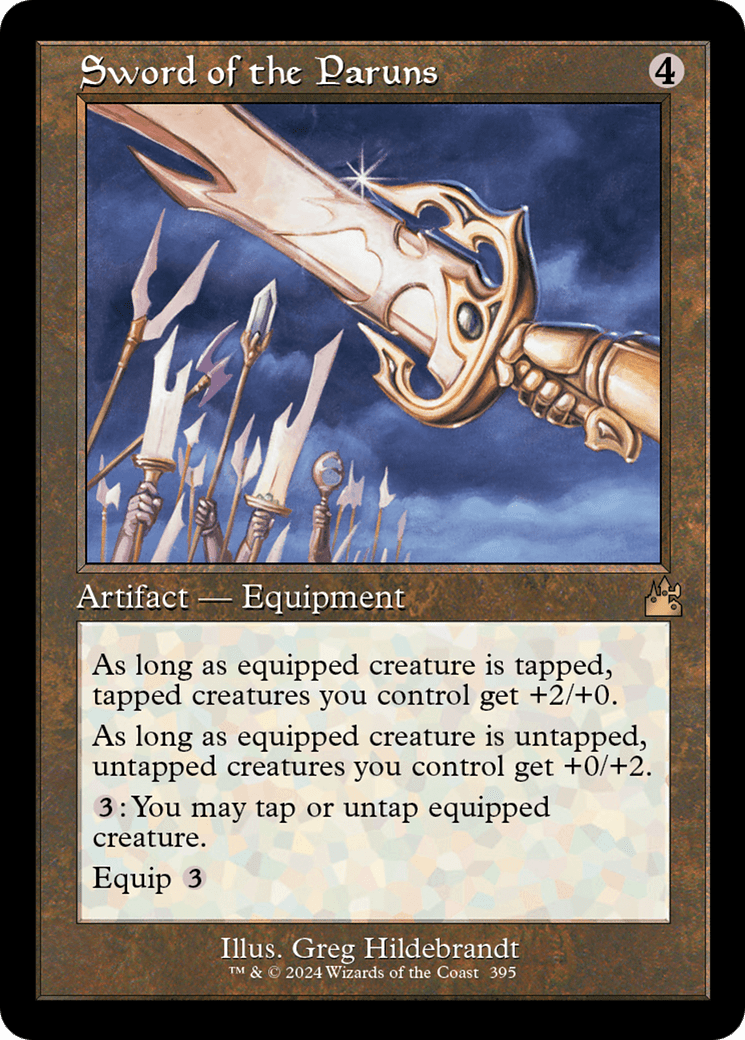 Sword of the Paruns (Retro Frame) [Ravnica Remastered] MTG Single Magic: The Gathering  | Multizone: Comics And Games