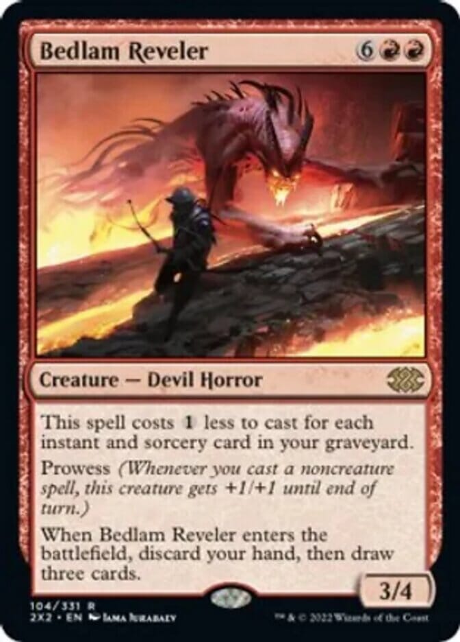 Bedlam Reveler [Double Masters 2022] MTG Single Magic: The Gathering  | Multizone: Comics And Games