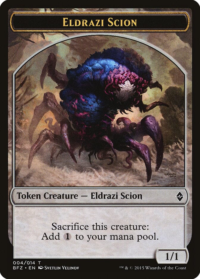 Eldrazi Scion (004/014) [Battle for Zendikar Tokens] MTG Single Magic: The Gathering  | Multizone: Comics And Games
