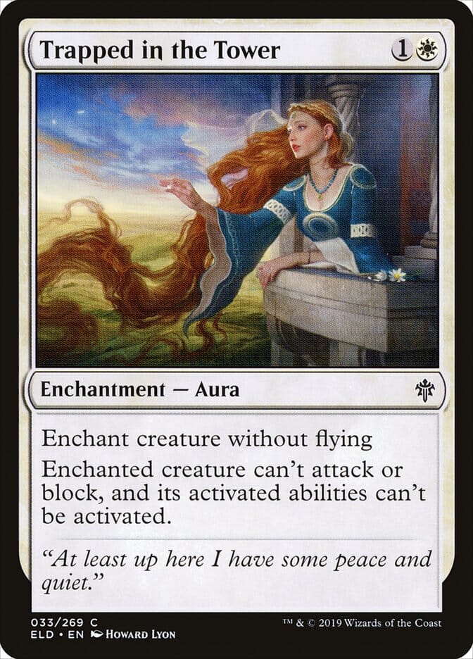 Trapped in the Tower [Throne of Eldraine] MTG Single Magic: The Gathering  | Multizone: Comics And Games