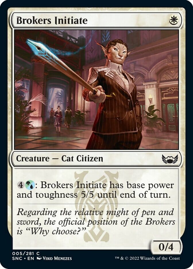 Brokers Initiate [Streets of New Capenna] MTG Single Magic: The Gathering  | Multizone: Comics And Games