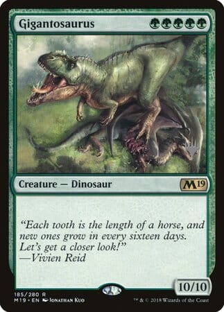 Gigantosaurus [Core Set 2019 Promos] MTG Single Magic: The Gathering  | Multizone: Comics And Games