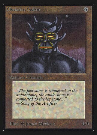 Obsianus Golem (CE) [Collectors’ Edition] MTG Single Magic: The Gathering  | Multizone: Comics And Games