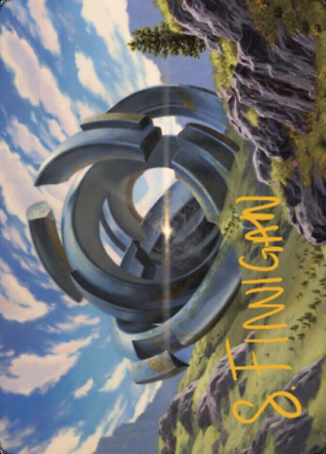 Thran Portal Art Card (Gold-Stamped Signature) [Dominaria United Art Series] MTG Single Magic: The Gathering  | Multizone: Comics And Games