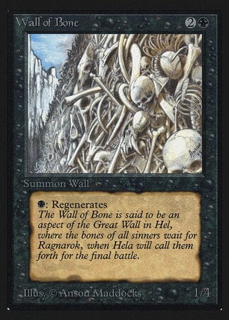 Wall of Bone (CE) [Collectors’ Edition] MTG Single Magic: The Gathering  | Multizone: Comics And Games