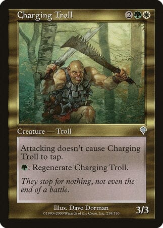 Charging Troll [Invasion] MTG Single Magic: The Gathering  | Multizone: Comics And Games