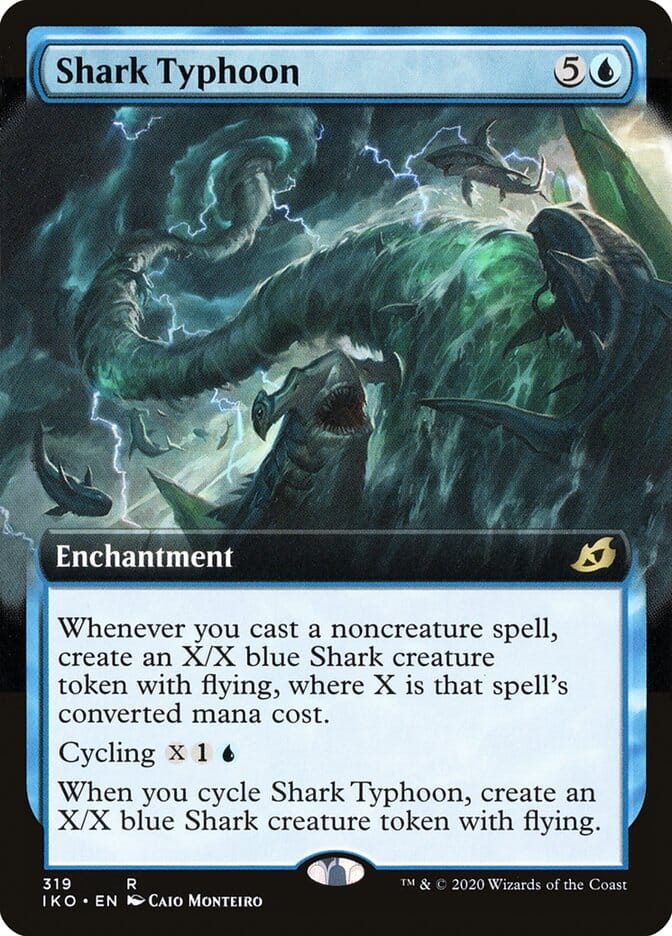 Shark Typhoon (Extended Art) [Ikoria: Lair of Behemoths] MTG Single Magic: The Gathering  | Multizone: Comics And Games