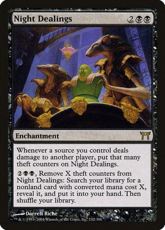 Night Dealings [Champions of Kamigawa] MTG Single Magic: The Gathering  | Multizone: Comics And Games