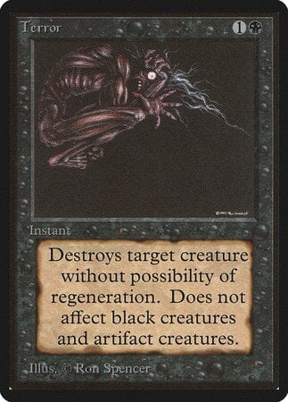 Terror [Limited Edition Beta] MTG Single Magic: The Gathering  | Multizone: Comics And Games