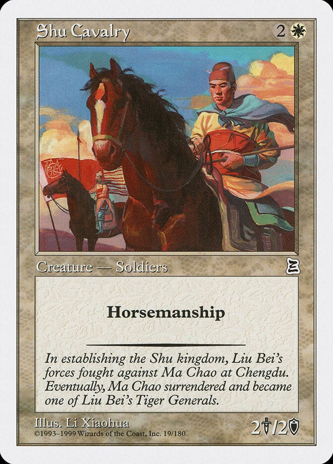 Shu Cavalry [Portal Three Kingdoms] MTG Single Magic: The Gathering  | Multizone: Comics And Games