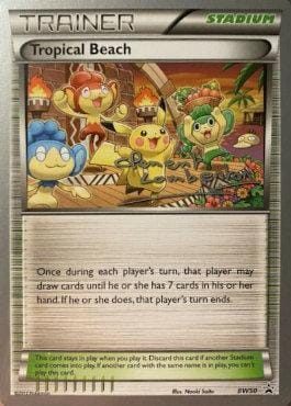 Tropical Beach (BW50) (Anguille Sous Roche - Clement Lamberton) [World Championships 2013] Pokemon Single Pokémon  | Multizone: Comics And Games