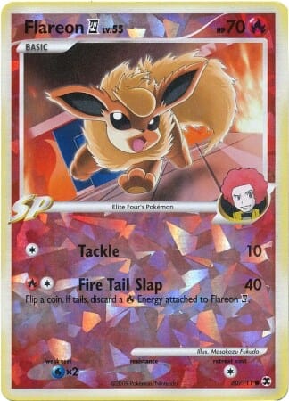 Flareon (60/111) (Cracked Ice) [Platinum: Rising Rivals] Pokemon Single Pokémon  | Multizone: Comics And Games