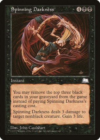 Spinning Darkness [Weatherlight] MTG Single Magic: The Gathering  | Multizone: Comics And Games
