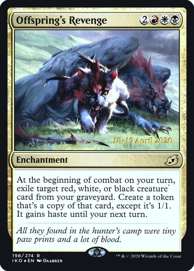Offspring's Revenge [Ikoria: Lair of Behemoths Prerelease Promos] MTG Single Magic: The Gathering  | Multizone: Comics And Games