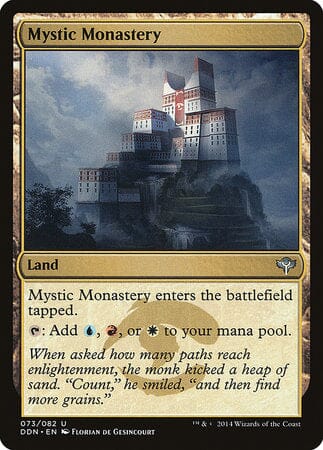 Mystic Monastery [Duel Decks: Speed vs. Cunning] MTG Single Magic: The Gathering  | Multizone: Comics And Games
