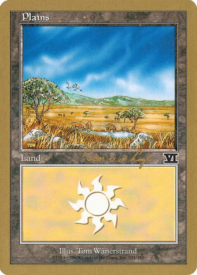 Plains (tvdl331) (Tom van de Logt) [World Championship Decks 2000] MTG Single Magic: The Gathering  | Multizone: Comics And Games