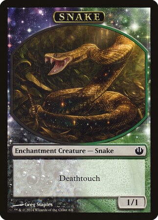 Snake Token [Journey into Nyx Tokens] MTG Single Magic: The Gathering  | Multizone: Comics And Games