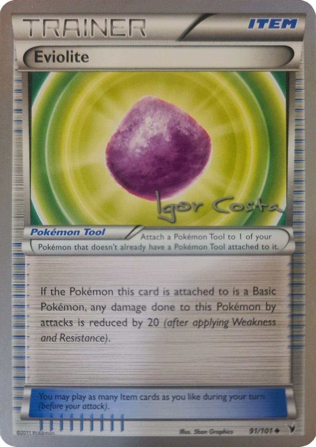 Eviolite (91/101) (Pesadelo Prism - Igor Costa) [World Championships 2012] Pokemon Single Pokémon  | Multizone: Comics And Games