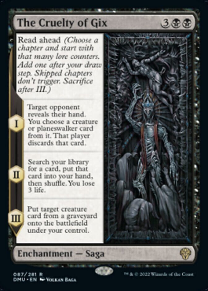 The Cruelty of Gix [Dominaria United] MTG Single Magic: The Gathering  | Multizone: Comics And Games