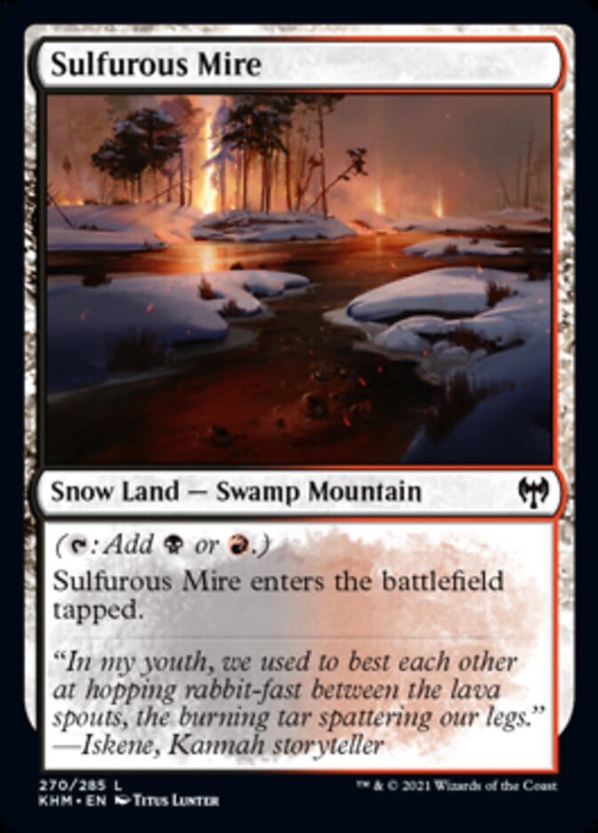 Sulfurous Mire [Kaldheim] MTG Single Magic: The Gathering  | Multizone: Comics And Games