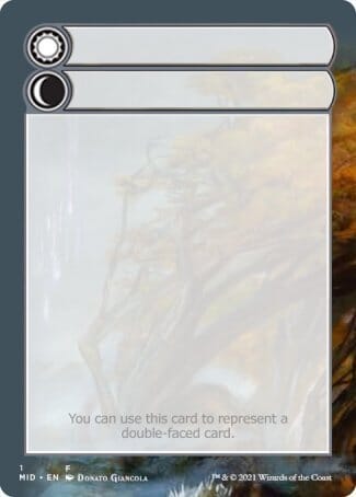 Helper Card (1/9) [Innistrad: Midnight Hunt Tokens] MTG Single Magic: The Gathering  | Multizone: Comics And Games
