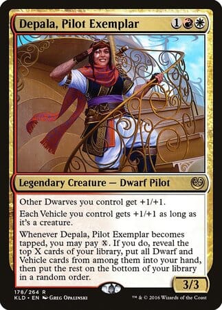 Depala, Pilot Exemplar [Kaladesh] MTG Single Magic: The Gathering  | Multizone: Comics And Games