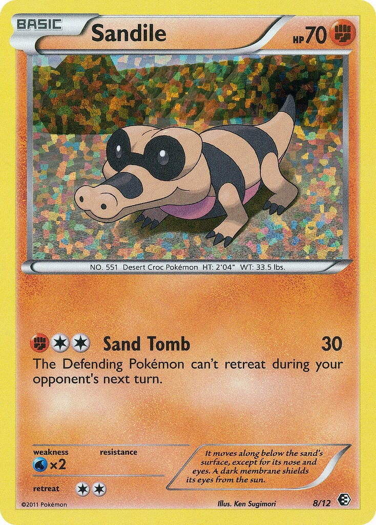 Sandile (8/12) [McDonald's Promos: 2011 Collection] Pokemon Single Pokémon  | Multizone: Comics And Games